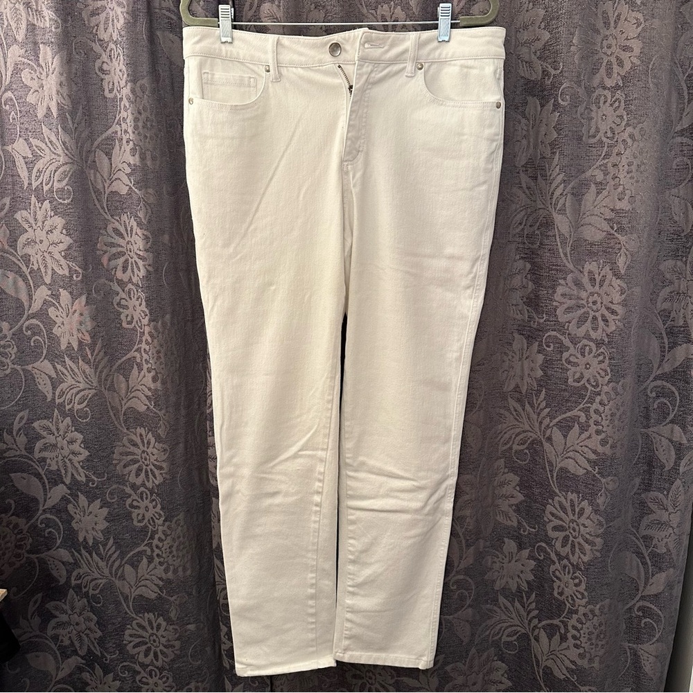 Coldwater Creek Natural Fit White Jeans